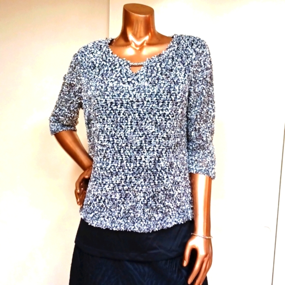Like New Alfred Dunner 2 in 1 blouse
